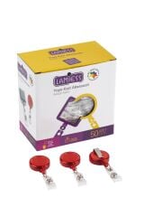 Lamiess Lms 351 Yuvarlak Yoyo Şeffaf Kırmızı 50'Li