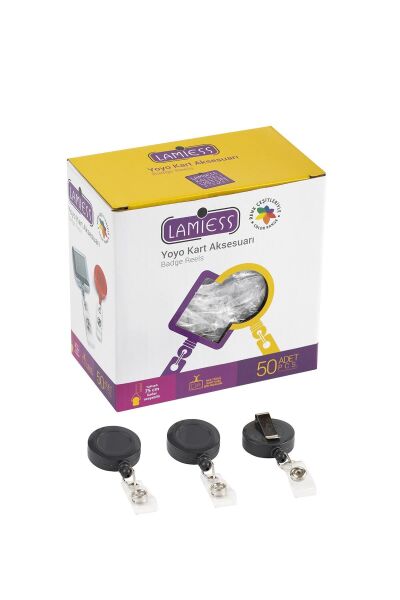 Lamiess Lms 351 Yuvarlak Yoyo Gri  50'Li