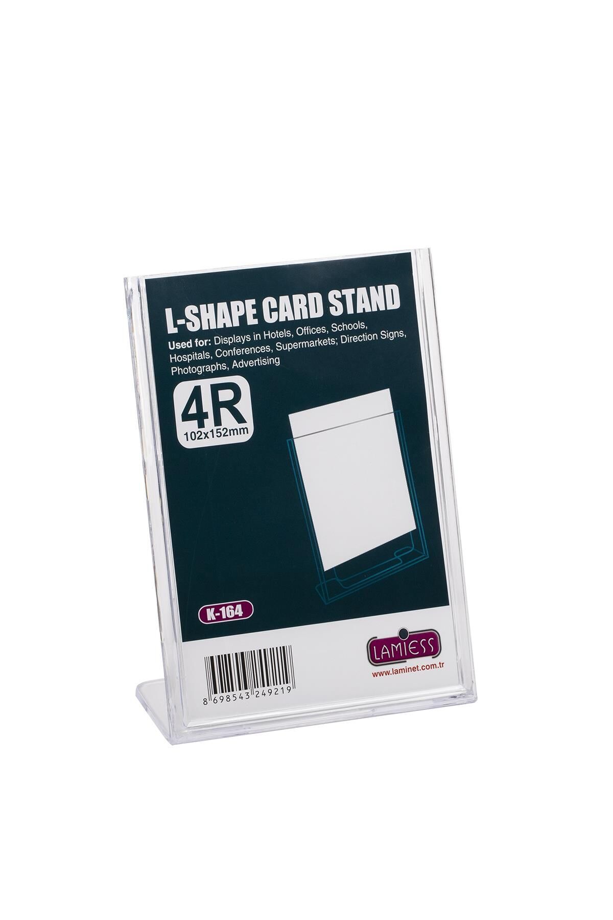 Lamiess K-162 Masaüstü Reklam Panosu Dikey 10 'Lu