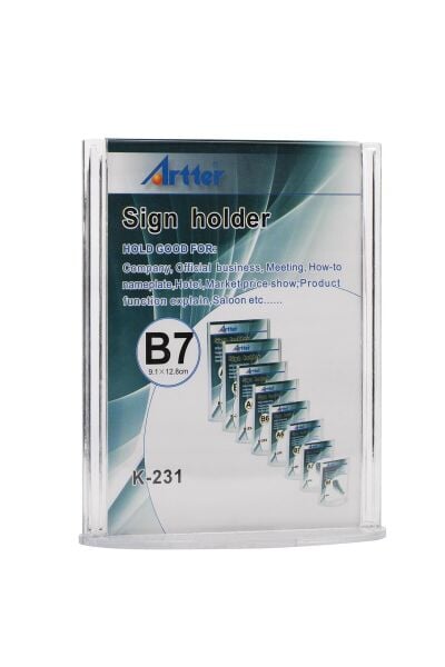 Lamiess K-231 Masaüstü Reklam Panosu Dikey 10 'Lu