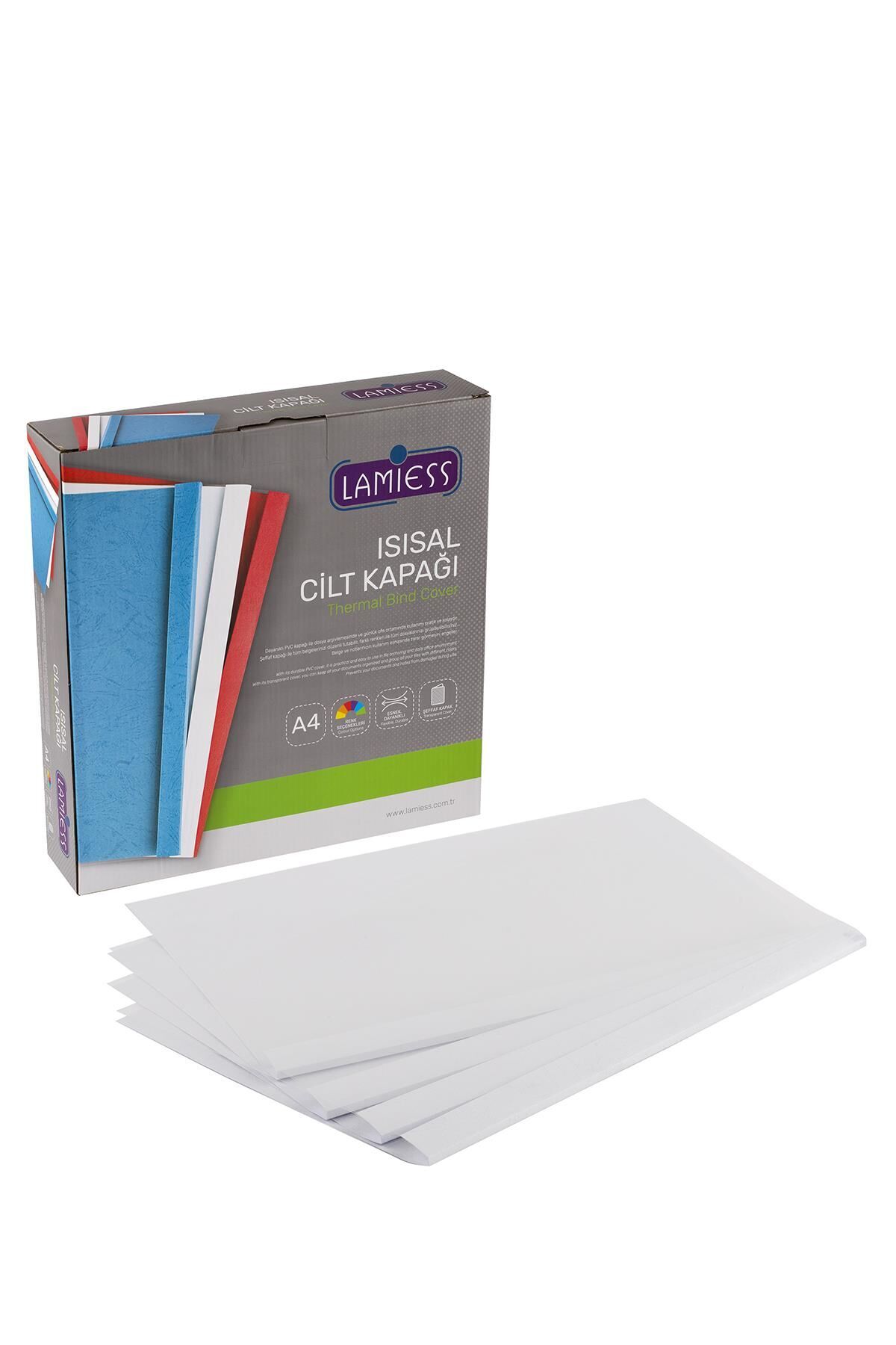 Lamiess 21 Mm Isısal Cilt Kapağı Beyaz 50 'Li