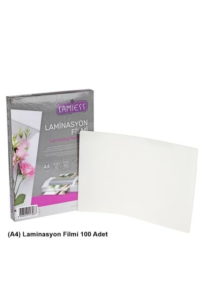 Laminasyon Makinesi+Malzemesi+Giyotin+Köşe Kesme Aparatı 4'Lü Set