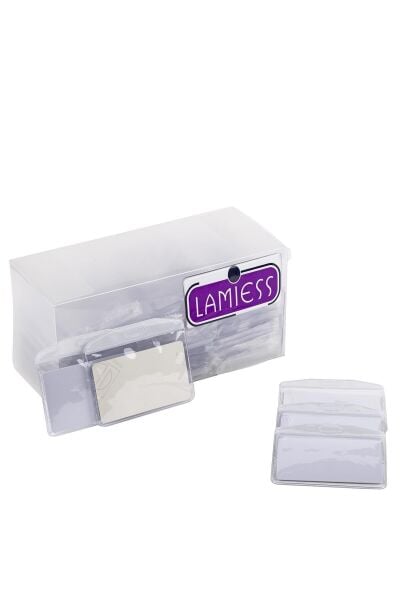 Lamiess  Lms 206 Yatay Pvc Standart Kart Poşeti Beyaz 100'Lü