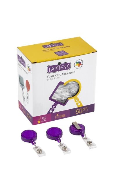 Lamiess Lms 340 Yuvarlak Yoyo Mor  50'Li