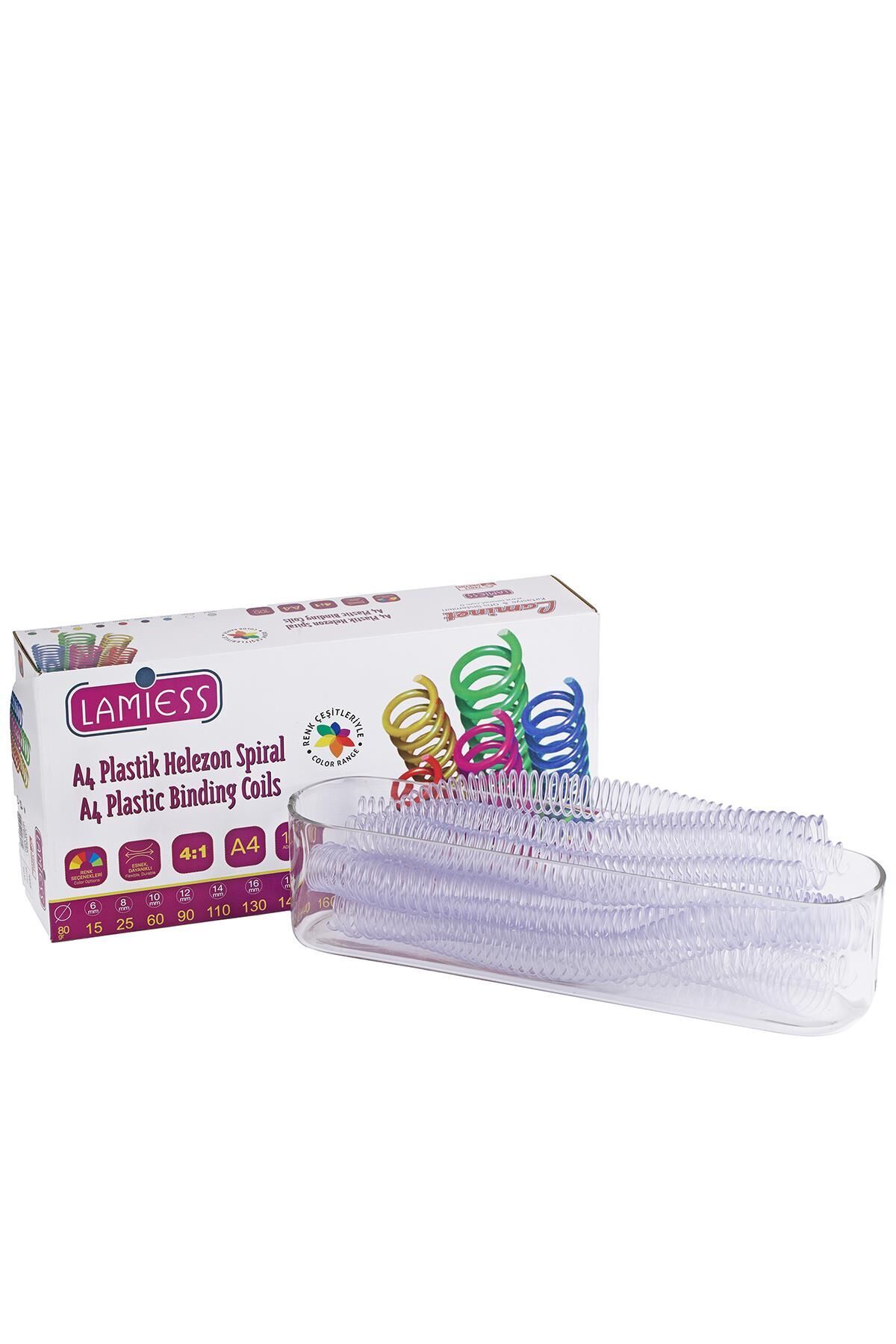 Lamiess  38 Mm 3:1 Helezon Spiral Kırmızı 50 'Li